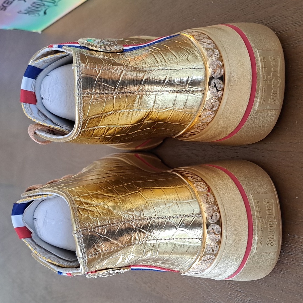 Skechers Snoop Dogg: Snoop One Gold Medal High-Top Sneaker - Size: Men 14 - Picture 5 of 9